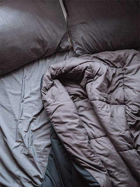 gray blanket