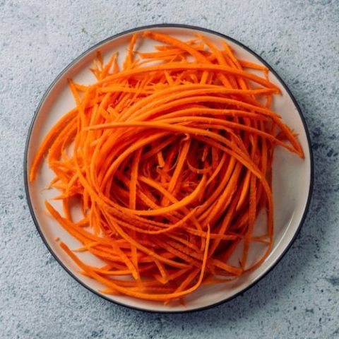 Raw Shredded Carrot Salad