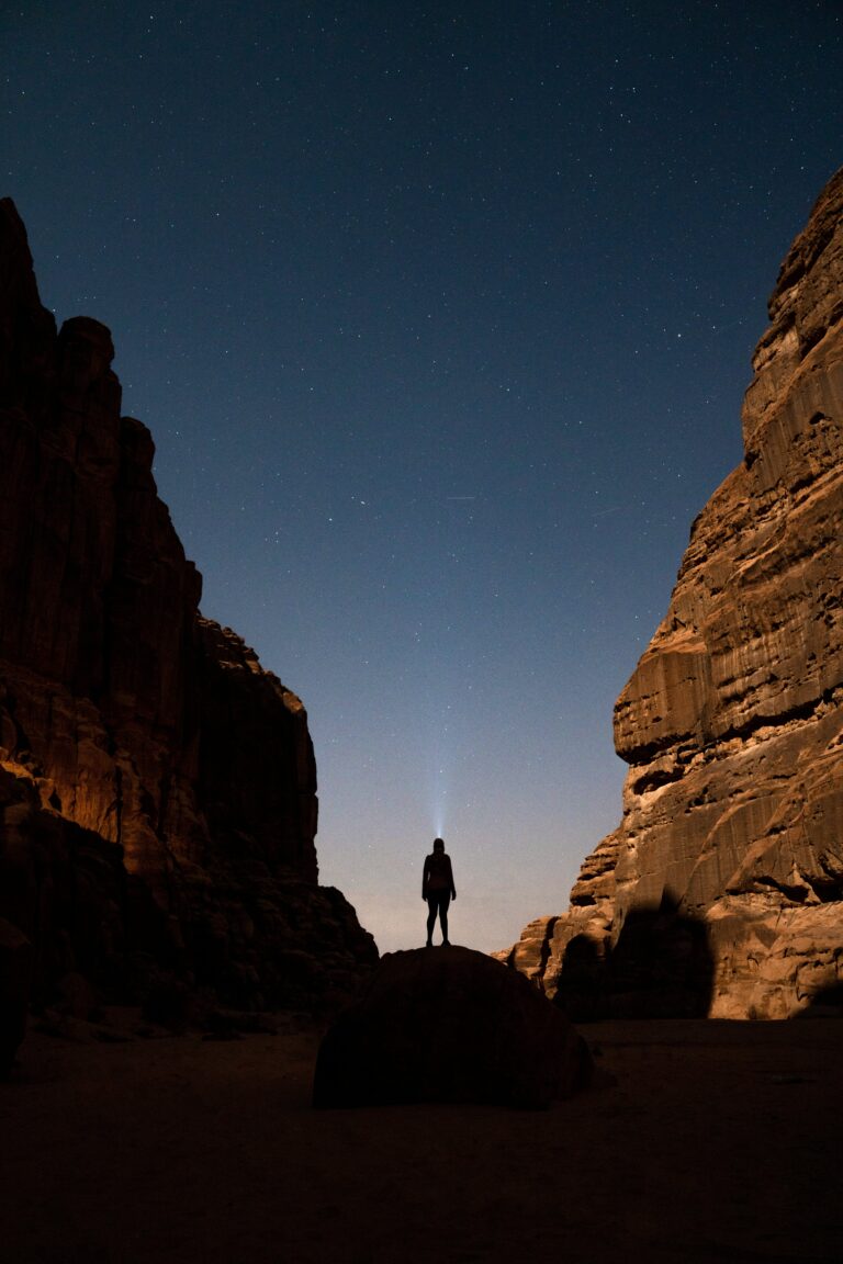 person in nature