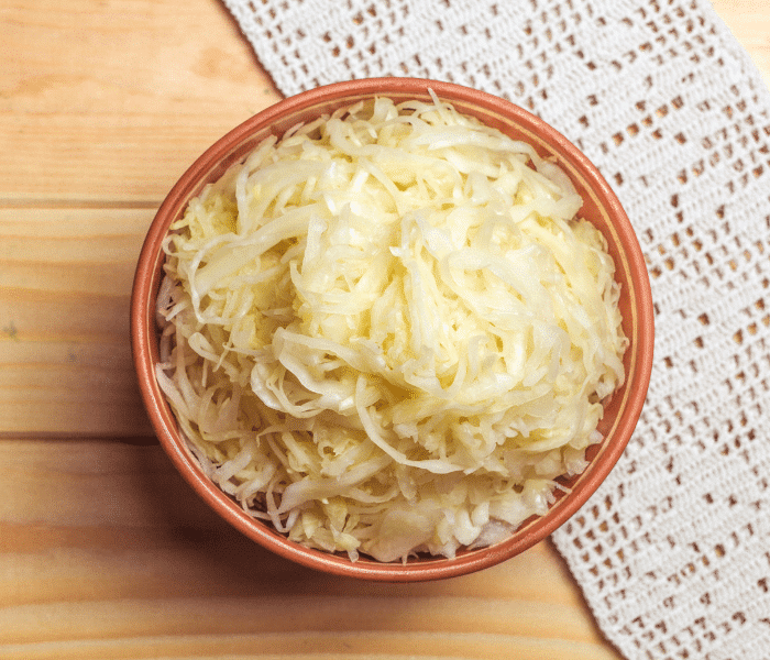 homemade sauerkraut